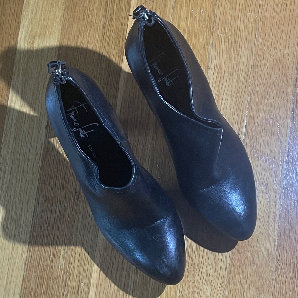 Franco Sarto Black Ankle Booties